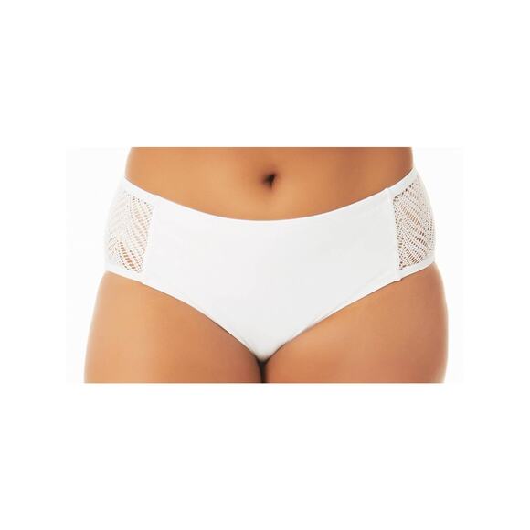 Bikini Bottom White Crochet by Time and Tru Women's Plus 2X NWT - Picture 1 of 9